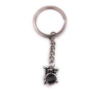 H-Customs Drum Drum Key Ring Pendant Silver metal