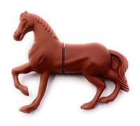 H-Customs Horse in brown riding animal USB stick 16 GB USB 2.0