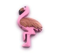 H-Customs Pink Flamingo On One Leg Bird Handmade Fridge Magnet Pendant Magnet