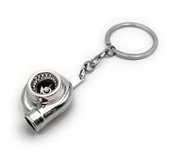 H-Customs turbocharger exhaust turbocharger car tuning silver keychain pendant silver