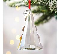 H&D HYALINE & DORA 2025 Crystal Christmas Tree Hanging Ornament, Clear Crystal Christmas Tree Suncatcher Ornaments for Home Window Outdoor Garden