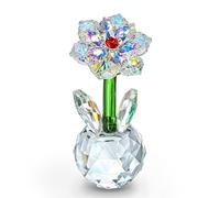 H&D HYALINE & DORA Crystal Sunflower Figurine Ornament,Glass Dream Flower Collectibles,Table Centerpieces Decoration with Gift Box Valentines Day Gifts For Her