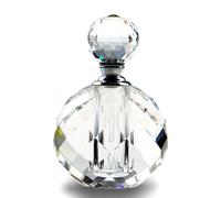 H&D HYALINE & DORA Crystal Vintage Perfume Bottles,Empty Clear Glass Refillable Bottle 10ml
