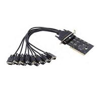 H&D Hyaline&Dora PCI to 8 Port DB9 RS232 Serial Card 8 Ports PCI RS232 COM DB9 Multi Serial Controller Card SB16C1058 Chipset rs-232 to pci