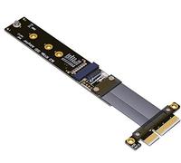 H&D Hyaline&Dora Riser PCIe 4x Extension Cable M2 M.2 NVMe SSD to PCIe x4 adapter cards Riser CARD support PCI-E 3.0 x4 Full Speed ADT R24SF