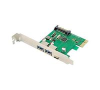 H&D Hyaline&Dora Super Speed PCI-E X4 to USB 3.1 Type-C + Type-A Port Expansion Card PCI-E USB 3.0 Card chipset VL805 usb3.1 usb3.0 hub to Pcie