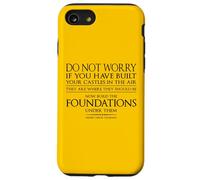 H.D. Thoreau Motivational Sayings Tee Castles in the Air Top Case for iPhone SE (2020) / 7/8