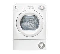 Hoover H-DRY 300 HLEH8A1LE 8KG Capacity, Front Load,A+ Energy,14 Programmes, Sensor Dry, Anti Allergy, Freestanding Heat Pump Tumble Dryer - Inside Water Container - White - HxWxD(cm) 85x60x59