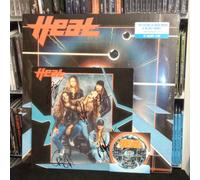 H.E.A.T. LP WELCOME TO THE FUTURE + AUTOGRAPHED PRINT & STICKER - NEW & SEALED