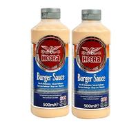 H eera Burger Sauce 500Ml Complements Grilled And Barbecued Food, Seafood And Salads, Suitable For Vegetarians Pack Of 2
