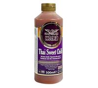 H eera Thai Sweet Chilli Sauce 500Ml Light And Fruity Thai Style Sweet Chilli Sauce, Great For Adding Spice To Savoury Foods, Suitable For Vegetarians Pack Of 1