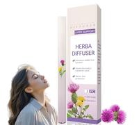 H/erbal Diffuser Pen for Breathing Support,Aromatherapy Diffuser with Natu/ral Extracts,Inh/aler for Lung Cleansing,Bre/athing Clea/nsingTool for Or/al Improv/ement (Purple)