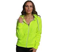 H&F Girls Women Ladies Plain Full Sleeve 2 Pocket Zip Up Plus Size Fleece Hoodie Jacket Cardigan Winter Top Plus Size XL XXL XXXL 8-22 ** 21 Colors **