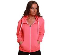 H&F Girls Women Ladies Plain Full Sleeve 2 Pocket Zip Up Plus Size Fleece Hoodie Jacket Cardigan Winter Top Plus Size XL XXL XXXL 8-22 ** 21 Colors **