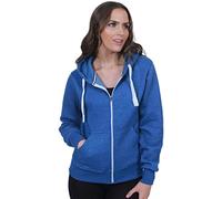H&F Girls Women Ladies Plain Full Sleeve 2 Pocket Zip Up Plus Size Fleece Hoodie Jacket Cardigan Winter Top Plus Size XL XXL XXXL 8-22 ** 21 Colors **