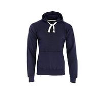 H&F Men’s Classic Plain Long Sleeve Hooded Drawstring Sweatshirt Pullover & Full Zip Hoodie Fleece Jumper Soft and Comfy Adult Top 2 Side Pocket Work Wear Jackets Size S-5XL (Pullover Navy, M)