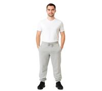 H&F Men's Cuffed Trouser Jogging Pants Tracksuit Bottoms, Casual Joggers for Men UK with Elasticated Cuffs Classic Jog Pants Zip Pockets Size UK S-5XL (UK, Alpha, XL, Regular, Regular, Light Grey)