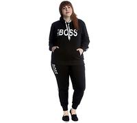 H&F ® New Women Ladies Long Sleeve Like a Boss Printed Tracksuit 2 Piece Loungwear Size UK 14 16 18 20 22-24 26-28 Black