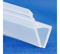 H-F-U-A Type Glass Sealing Frameless Shower Door and Window Balcony Screen Window Sealing Strip Thickness of Wind Deflector(A,8mm)