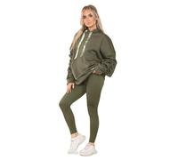 H&F Women's High Waist Seamless Ribbed Legging Yoga Pants Workout Gym Slim Fit Stretchy Sweatpants Activewear Sports Leggings UK Size SM-ML (UK, Alpha, XL, Regular, Regular, Khaki)
