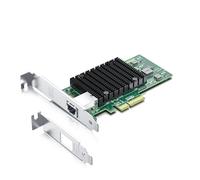 H!Fiber.com 10G Ethernet network card,RJ45 NIC,10GbE CNA,function equal to X550-T1,with Intel X550-AT2 Chip,support Windows Server/Linux/VMware (not support X11, MAC)