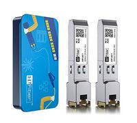 H!Fiber.com 【2 Pack】 1G SFP RJ45 Module, 1000Base-T SFP Copper RJ45 Transceiver for Cisco GLC-T/SFP-GE-T, Meraki MA-SFP-1GB-TX, Ubiquiti, Netgear, TP-Link, and Other Open Switches, Up to 100m