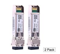 H!Fiber.com 【2Pack】 10Gb SFP+ Singlemode Module(10km, 1310nm), 10Gbase SFP+ LR Transceiver, Dual LC Connector, Compatible for Intel E10GSFPLR, Ubiquiti, Netgear