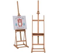 H-Frame Studio Easel Height Adjustable with Canvas Holder Pencil Case Vinsetto