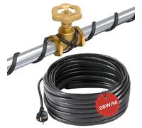 H&G Lifestyles 26 W/m Heating Cable 9 m Self-Regulating - Gutter Heater 230 V for Gutters, Water Pipes & Pipes - Frost Protection Heat Transfer Heating Against Ice & Snow