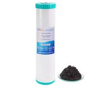 H&G Lifestyles 4.5 x 20 Iron Fluoride Water Filter Cartridge, Reduce Iron Manganese Fluoride,Replacement for Any 20" Whole House Water Filters System