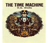 H. G. Wells The Time Machine Paperback Book in White H. G. Wells White