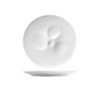 H&H 2 Plates Selection Hotellerie in White Porcelain 26x25.5x2.5h cm