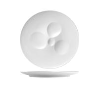 H&H 2 Plates Selection Hotellerie in White Porcelain 30.8x3H cm