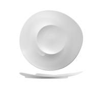 H&H 2 Plates Selection Hotellerie in White Porcelain 31.5x31x3.6H