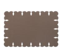H&H 4 Shaped Cotton And Linen Placemats 45X30 Hand Wash