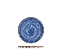 H&H 6 Fruit Plates Cobalt in Hard Porcelain with Reinforced Edge Diameter cm