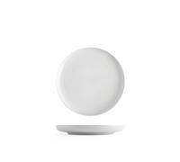 H&H 6 Fruit Plates Pearl in White Porcelain 19 cm