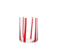 H&H 6 Venetian Glass Decorated Glasses 33 cl