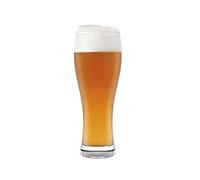 H&H 68/4261 Weizen, Pack of 6 Beer Glasses, 33 cl, 6 Units, White