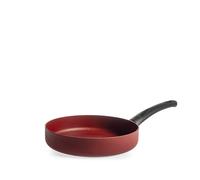 H&H Absolute Red Aluminum Frying Pan With Pfluon Red Non-Stick Coating