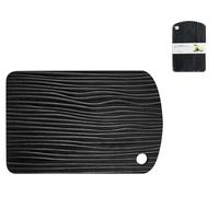 H&H Bamboo Black Cutting Board, 34X22X0.75In