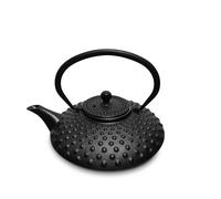 H&H Black Enamelled Cast Iron Teapot 0.8L