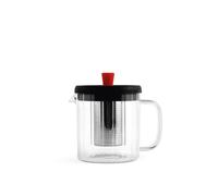 H&H Borosilicate Glass Teapot With 18/10 Stainless Steel Filter 0.6L
