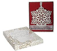 H&H Crystal Keepsake - Christmas Tree Decoration - Festive Plaque - Special Grandma & Grandad