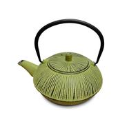 H&H Dark Green Enamelled Cast Iron Teapot 0.8L