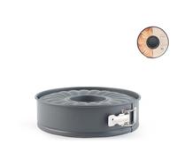 H&H Deli Chef 2-Piece Grey Nonstick Aluminum Round Cake Tins Pan Set