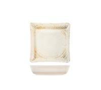 H&H Eris Square Plate Porcelain Bottom 19cm, Multicolor