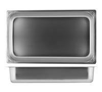 H&H Gray Stainless Steel Baking Tray cm 53x32,5x6.5 Flat Rim Height