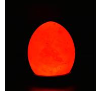 H&H Himalayan Pink Salt Lamp Crystal Color Changing USB Lamp Natural Crystal Natural Rock Salt Lamp with Wooden Base Handcrafted Relaxation Healing Air Purifying Table Lamp Home Décor Gift (Egg)