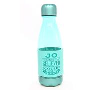 H & H Hydration Station Eco Reusable Water Bottle With Personalised Name Sleeve JO - 500ml - Non Toxic - For Running, Gym, Yoga, Outdoors and Camping